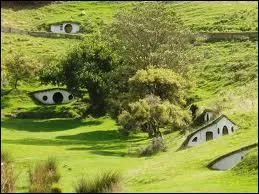 L'habitat des Hobbits est dispers et parfaitement intgr  son environnement.
