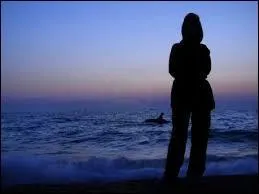 Qui chantait  la photo n'est pas bonne mais l'on peut y voir le bonheur en personne et la douceur du soir  dans sa chanson  Comme toi  ?