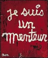 Un menteur dit des contrevrits ou raconte des bobards mais il peut aussi jouer...