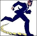 L'expression  Filer  l'anglaise  veut signifier :