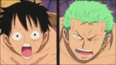 Qui Luffy, Zoro et Sanji rencontrent-ils aux bains ?