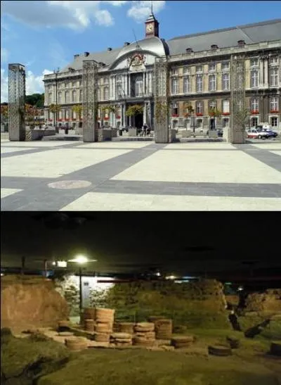 Sur quelle place publique ligeoise (17 900m) le Palais des Princes-vques (Palais de justice actuel) se situe-t-il ?