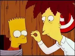 Comment se nomme le prisonnier qui veut tuer Bart ?
