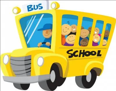 In North America school buses are often ... (Les bus scolaires sont souvent... )