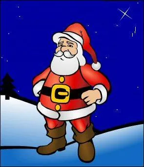 What colour is Santa Claus's beard ? It is ... (Quelle est la couleur de la barbe du Pre Nol ? )