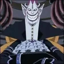 Cet ancien capitaine corsaire vit sur l'le-bateau, nomme Thriller Bark, avec ses subordonns, Perona et Absalom. Juste aprs la guerre, au sommet Marine Ford, un capitaine corsaire le bat avec des armes humaines du gouvernement. Qui est-il ?