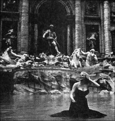 Dans le film  La dolce vita , dans quelle fontaine se baigne Anita Ekberg ?
