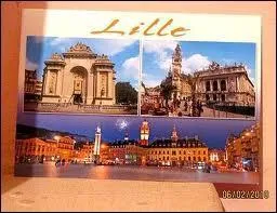 Nous partons  Lille ( Nord ), ville qui est chef-lieu ...