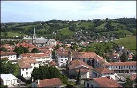 La commune d'Hasparren ( Pyrnes-Atlantiques ) est chef-lieu ...