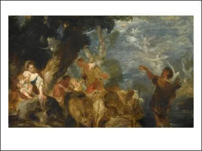 Qui a peint Jacob menant ses brebis  l'abreuvoir ?