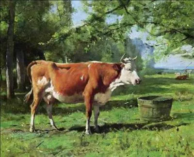 Qui a peint La vache  l'abreuvoir ?