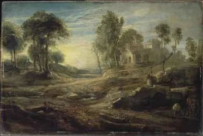 Qui a peint Paysage au grand abreuvoir ?