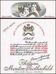 Quelle femme peintre a illustr l'tiquette du  Chteau Mouton Rothschild  en 1948 ?