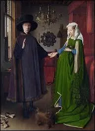 Qui a peint  Portrait des poux Arnolfini  en 1434 ?