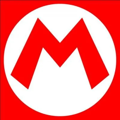 Ce logo est port par un plombier italien qui saute sur des champignons et qui,  ce jour est l'un des personnages les plus connus de l'univers vido ludique. Qui est-il ?