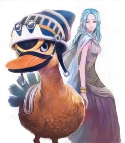 Quel est le nom de son canard de compagnie ?