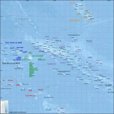 En 1842, de quel groupe d'archipels polynsiens la France commence-t-elle la conqute ?