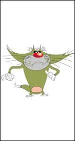 Comment s'appelle le chat vert ?