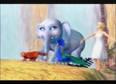 Dans  Barbie Princesse de l'le merveilleuse , comment s'appellent ses meilleurs amis ?