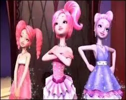 Dans  Barbie et la magie de la mode , comment s'appellent les 3 petites fes ?