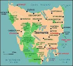 A quel continent est rattache la Tasmanie ?