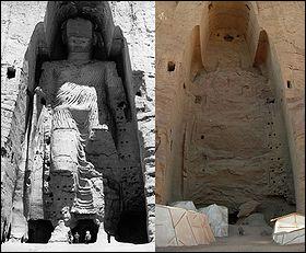 Où se situent les bouddhas détruits en 2001 par les Talibans ?