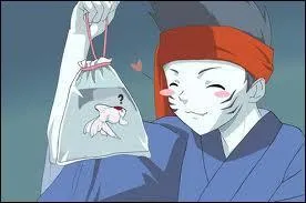 Comment se nomme ce jeune shinobi  la peau bleu, et qui sera un des membres des 7 pistes de la brume ?