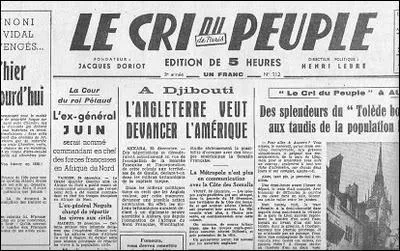 Par qui fut dit ce quotidien de la commune de Paris nomm  Le cri du Peuple  ?