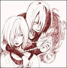 Nous sommes deux frres jumeaux. Nous sommes des shinobis d'Oto. Nous nous appelons :