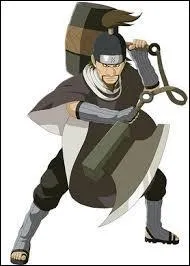 Je suis moi aussi un des 7 pistes de la brume et un ninja de Kiri. Quant  moi, mon pe se nomme Kabutowari. Qui suis-je ?