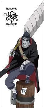 Je suis un puissant membre de l'Akatsuki. Je fais partie des 7 pistes de la brume, mon pe s'appelle Samehada. Quel est mon nom ?