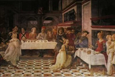 Quel est le nom complet de cette peinture de Fra Filippo Lippi ? En voici le dbut :  Le festin ...   !