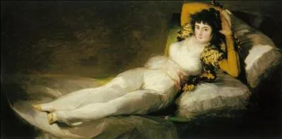 N le 30 mars, il a peint La maya nue :