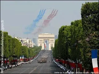 14 juillet : C'est la fte nationale de la France :