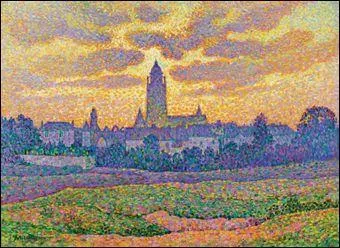 N le 24 juin, qui a peint La tour de Batz au coucher du soleil ?