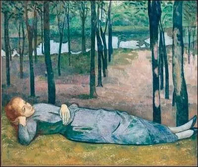 Quel est ce peintre n un 28 avril  qui l'on doit Madeleine dans le bois d'amour ?