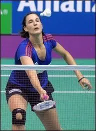 Cette femme est une joueuse nationale de badminton, elle est franaise. Comment s'appelle-t-elle ?