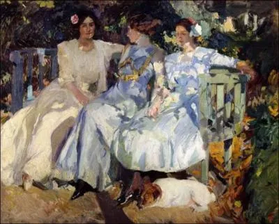 Quel artiste dont le jour de naissance est le 10 aot a peint Ma femme et mes deux filles  ?