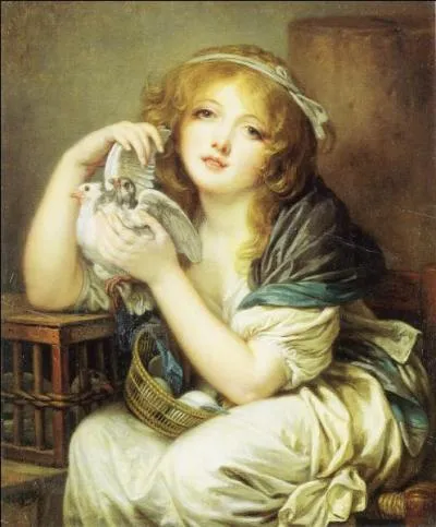 Quel peintre, n le 21 aot, a peint la fille  l'oiseau ?