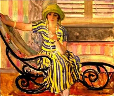 N le 25 septembre, il a peint La cigarette :