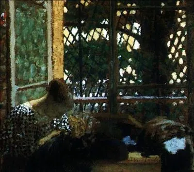 N le 12 novembre, quel peintre a ralis la toile  Femme cousant devant la fentre  ?