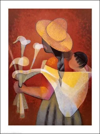 N le 16 octobre quel est ce peintre  qui l'on doit  Mre et enfant  ?