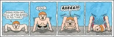 Il est impossible de faire 1000 pompes par jour ...