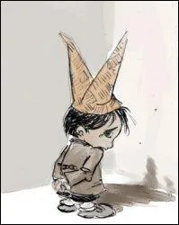 Il dit non avec la tte mais il dit oui avec le coeur, le  Cancre  du pome de ...