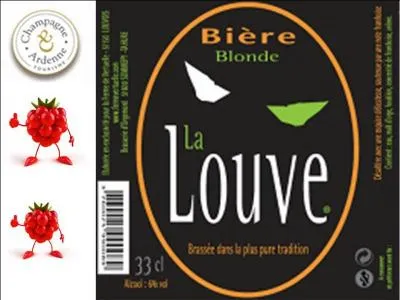 Dans cette m�me brasserie, une bi�re exclusive, la Louve, a �t� cr��e pour une ferme de Louvois. Blonde, elle est relev�e d'une touche fruit�e. Quel est ce fruit ?