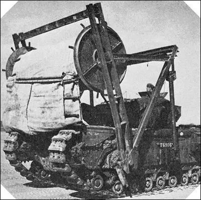 Les troupes britanniques utilisrent certains types de chars bien particuliers (appels les  funnies  de Percy Hobart). Ils taient utiliss pour aider  la traverse des plages du dbarquement. Sauriez-vous reconnatre celui qui a exist avec sa vritable fonction ?