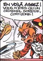 Bien que ne voulant pas aider Cortizone  vaincre ses rivaux de Chinatown et  percer le secret du philtre d'amour, qu'est-ce qui va finalement pousser Spirou  le faire ?