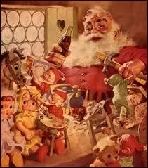 Dans quelle pub y a-t-il un Pre Nol rouge ?