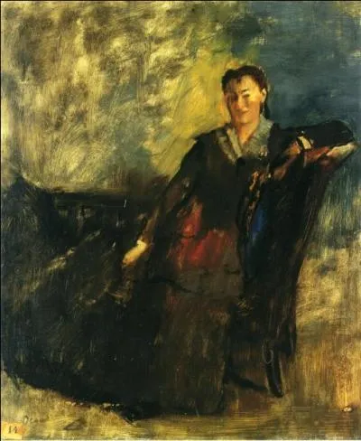 Qui a peint Femme assise sur un canap ?