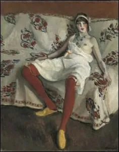 Qui a peint Les bas rouges ?